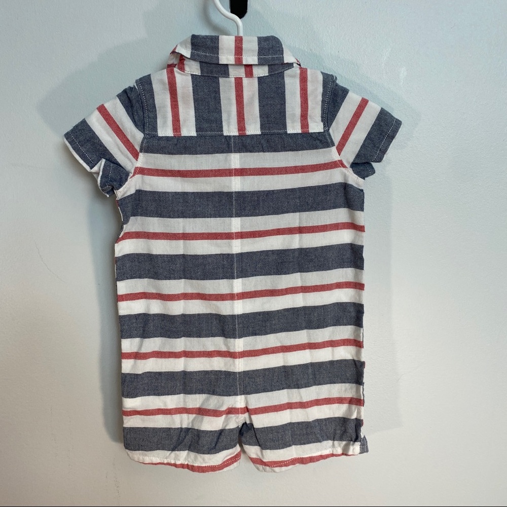 NWT - Baby GAP Striped Romper 6-12M - Picture 3 of 4